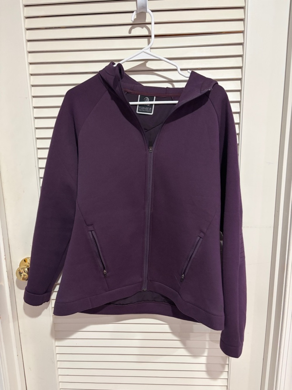 MPG Women's Deep Purple Zip-Up Hoodie Jacket